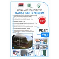 Šiltnamis KLASIKA TUBE 12 PREMIUM - Image 2